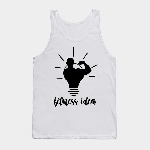 Fitness Idea Tank Top by Whatastory